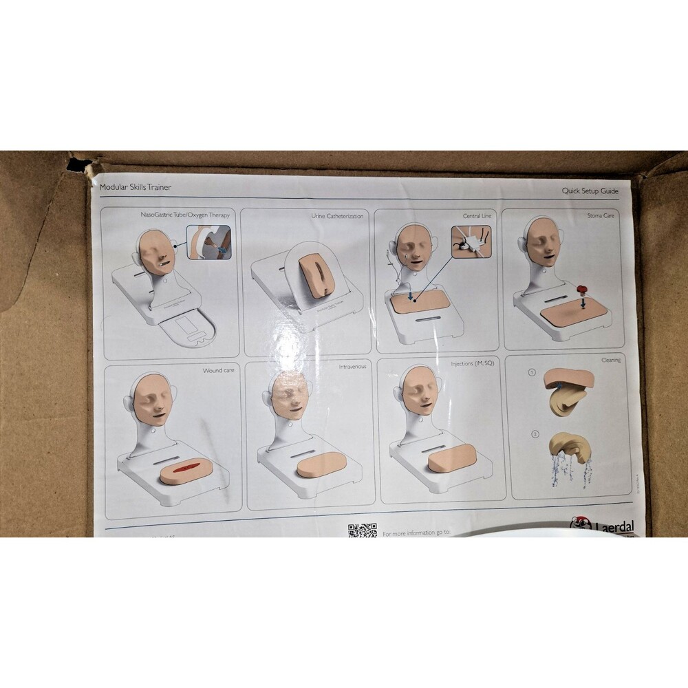 Laerdal Modular Skills Trainer MST Nursing Medical Simulation Manikin Kit Set - Picture 8 of 11